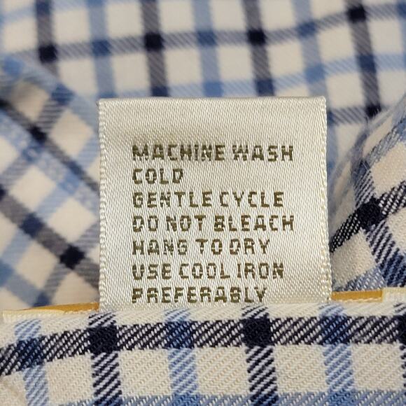 Viyella Mens Wool Blend Plaid Button Down Shirt Size XL Long Sleeve Top - Picture 4 of 6